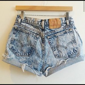 Vintage Levi’s Stone Wash Cut Off Shorts